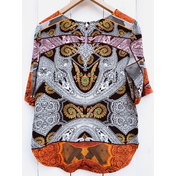 Twelfth Street By Cynthia Vincent Shirt Tail Tee M - Picture 9 of 11